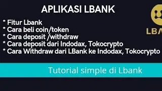 LBANK TUTORIAL (Beli coin micin Deposit / withdraw dari dan  ke LBank dengan Indodax Tokocrypto)