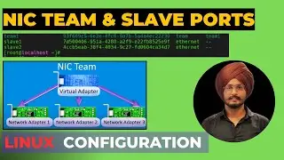 NIC Teaming: How to Configure Team and Slave port in Linux server #team #NIC #port