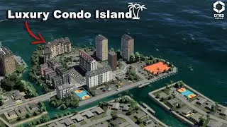 Building a Luxury Condo Island | Cities Skylines 2 : Gulf Coast Florida