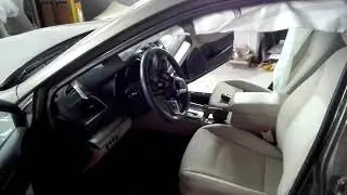 Subaru Outback как снять крючок солнце защитного козырька