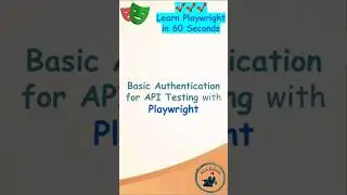 Playwright Tutorial | Basic Authentication Token for API Testing | API Key Auth #playwright