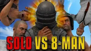 SOLO VS 8-MAN SQUADS | PUBG Challenge
