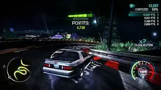 NFS Carbon Tokyo Drift New Japanese Canyon Mazda RX7 FC3S Gameplay