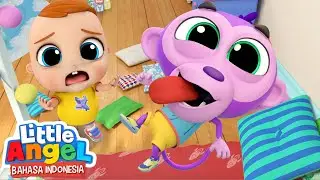 Jangan Nakal Bayi Monyet 🐒 Kartun Anak | Little Angel Bahasa Indonesia