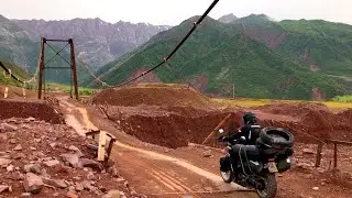 Silk Road On A Motorcycle 🇹🇯 (9, Tajikistan, Pamir Highway) NC750X Offroad, Мотопутешествие, Памир