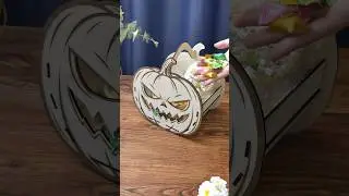 Spooky Season Project! 🎃 Making a Pumpkin Candy Basket with NEJE Laser!