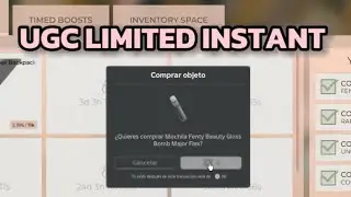 [ UGC LIMITED ] Instant get | Script | Solara | Roblox, 2024