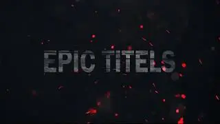 простые титры в after effects глитч эпик