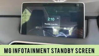 Solution! MG HS Infotainment Standby Screen - How to Enable it? How to keep radio off at start?