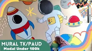 Tutorial Lukis Dinding | Cat Dinding TK/PAUD | Mural PAUD/DTA Alamza Cianjur