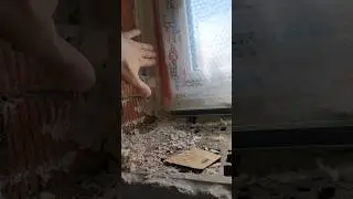 Откос из керамогранита.