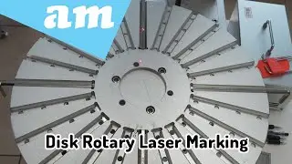Disk Rotary Attachment for LabelMark Marking Machine with Slot Side and jig Side Options