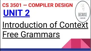 2.4 Context Free Grammar Introduction in Tamil