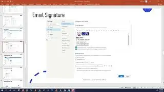 17. Outlook - Email Signature and Do Not Forward Mail
