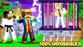 I Made 100% IMPOSSIBLE PRISON In Minecraft 😰| LILYVILLE SMP