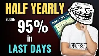 Class 10 Half Yearly strategy to score 98% ⚠️|  | class 10 half yearly syllabus 2024-25 | Class10