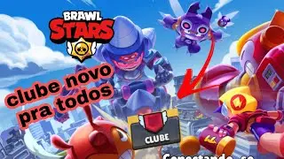 FINALMENTE CRIEI UM NOVO CLUBE NO -BRAWL STARS- ABERTO PRA TODOS