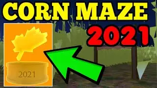 [2021] CORN MAZE WALKTHROUGH! Roblox Work At A Pizza Place
