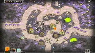 Kingdom Rush Walkthrough - Fungal Forest - Iron Challenge [Steam version][HD]