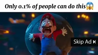 If the Super Mario Bros. Movie was a mobile game ad.