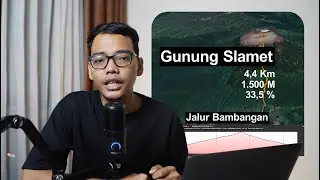 Aku ngulik jalur Bambangan Gn. Slamet | Analisis Virtual + Jalur Digital GPS