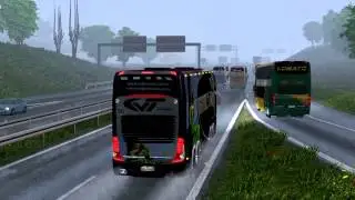 Euro Truck Simulator 2 Bus trip to Gdansk with Marcopolo Paradiso G7 1800 DD p1