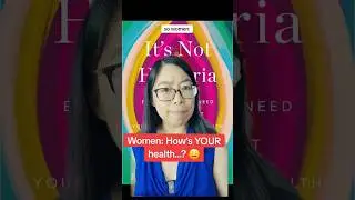 Women: How's YOUR health...? If it's hasn't been great, I wrote IT'S NOT HYSTERIA for you ❤️ #shorts