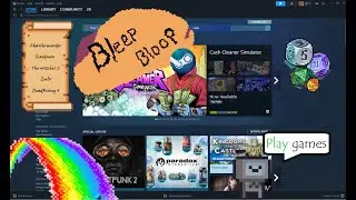 Trying 5 random steam games Bleep Bloop