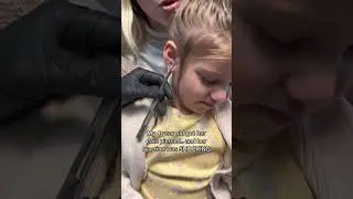 SHOCKING reaction to getting her ears pierced.. 