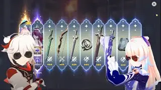 This luck is INSANE! Kazuha pulls part 2! Kokomi rerun pulls!