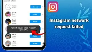 How to fix Instagram Network request failed Please try again later (Full Guide 2025)
