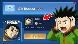 CLAIM FREE Dyrroth Hunter x Hunter Skin in MLBB (REDEEM CODE)