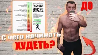 С ЧЕГО НАЧИНАТЬ ХУДЕТЬ? 3 этапа похудения.