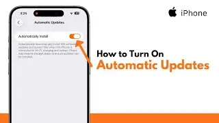 How to Enable Automatic Updates on iPhone | Turn On iOS Auto Update