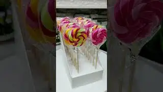 Стойка витрина из картона для леденцов #леденцы #пряник