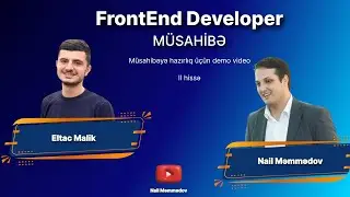 FrontEnd Developer vakansiyası DEMO müsahibə #1
