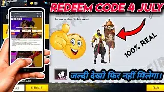 HOW TO REDEEM CODE FREE FIRE FLAG EMOTE | 4 JULY 2021 | FA GAMER