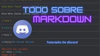 Tutoriales discord - Markdown