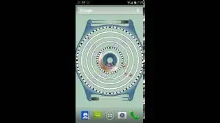 Часы планетарные с генератором, настройка живых обоев Android.