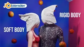 Blender Rigid and Soft Body Physics Animation