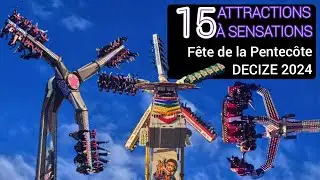 Des SENSATIONS EXTRÊMES dans cette fête foraine !  DECIZE 2024