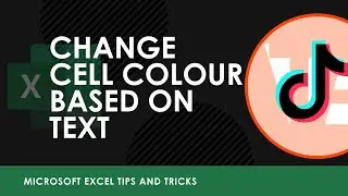 How to Change Cell Colour Based on Text in Excel 