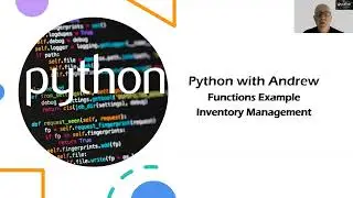 Python Functions - Inventory Example