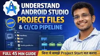 Android Studio Project File Structure Explained | Default Files + CI/CD Pipeline (45 Min Full Guide)