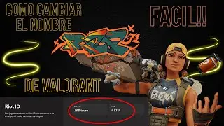 COMO CAMBIAR EL NOMBRE DE VALORANT!! ( FÁCIL )✅✅ 2023