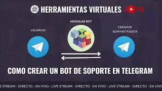 Directo - Crear un BOT de SOPORTE para TELEGRAM con MODULAR BOT