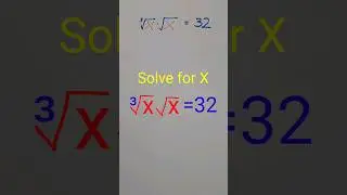 Radical Equation: Solve for X