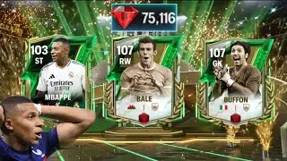 ANNIVERSARY ICON BALE 107 OVR LUCK | MASSIVE PACK OPENING | MAKING COIN | FC MOBILE 25 TEAM GAMEPLAY