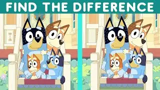 Find the difference: Bluey | Brain Game for Kids