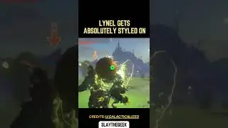 Lynel Gets Absolutely STYLED on #tearsofthekingdom #legendofzelda